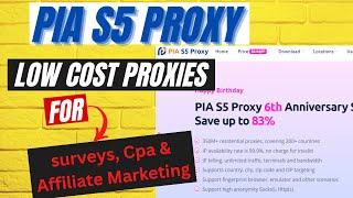 PIA S5 Residential Proxy Review - 911.re Alternative  Low Cost Proxies