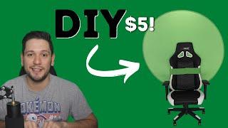 DIY GREEN SCREEN FOR $5 Webaround inspired  joshdovetv