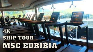 MSC  EURIBIA ship tour - GYM - JOGGING TRACK