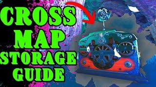 OVERPOWERED CROSS MAP Storage Guide How To Teleport Resources in Ark Walk Through