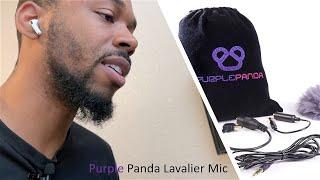 Next Level AudioPurple Panda Lavalier Mic Unboxing and Audio Test