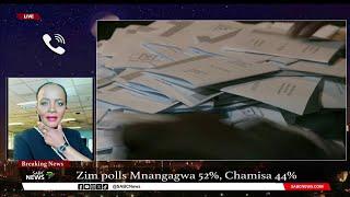 Zimbabwe Elections  President Emmerson Mnangagwa wins re-election Sophie Mokoena