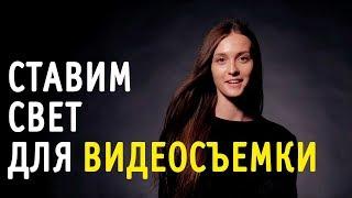 Расстановка света для видеосъемки. Видеоурок