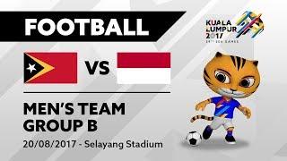 KL2017 29th SEA Games  Mens Football - TLE  vs INA   20082017