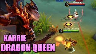 NEW KARRIE SKIN DRAGON QUEEN SKILL ANIMATION