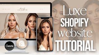 How To Make A BeautyHair Shopify Website  Step By Step Shopify Tutorial