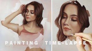 PORTRAIT PAINTING TIME-LAPSE  “Audreyana”