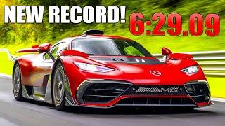 Mercedes-AMG ONE Sets NEW Nürburgring Lap Record  629.09 FULL Onboard Lap