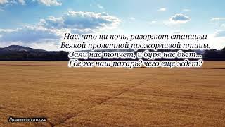 Николай Некрасов Несжатая полоса. Душевный стих о тяжестях крестьянина