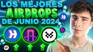 🪂 3 AIRDROPS que te harán GANAR MUCHO DINERO este VERANO