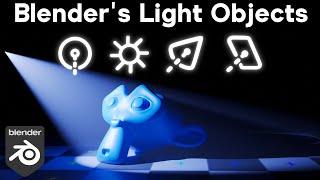 How to Use Blenders Light Objects  Tutorial