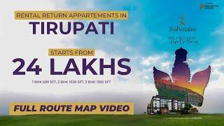 Prakruthi Sahasraa Project Route Map  Easy Access to Your Dream Home