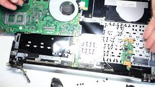 ПОЛНАЯ РАЗБОРКА НОУТБУКА ASUS K551LN