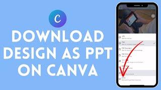 How to Download Design As PPT on Canva 2024 EASY