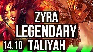 ZYRA vs TALIYAH JGL  1026 Legendary  KR Challenger  14.10