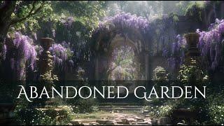 ABANDONED PALACE GARDEN Ambience and Music  peaceful spring afternoon in a forgotten garden