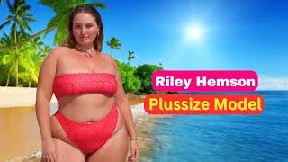 Plussize Model Riley Hemson Biography  Lifestyle  Age  Facts  Career  Body Measurements