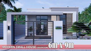 Small House  House Design idea  6m x 9m