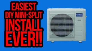 The Easiest DIY Mini Split Install from ️️️ #MRCOOL ️️️