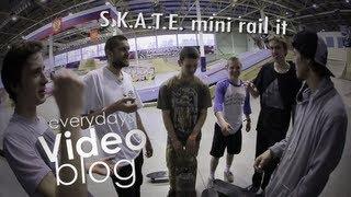 everydaysVIDEO. S.K.A.T.E. mini rail it.