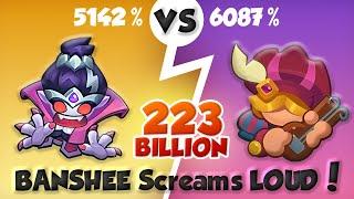 BANSHEE Screams LOUD and DEADLY = 223 Billion PVP Rush Royale