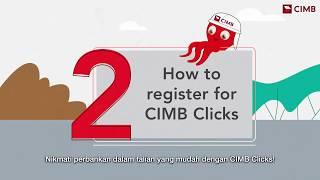 How to register for CIMB Clicks