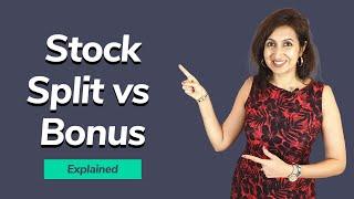 Stock split vs bonus shares explained  Stock market for beginners