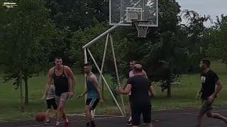 REIGNING NBA MVP NIKOLA JOKIC PLAYING 3 X 3 IN THE OUTDOOR COURT IN HIS HOME TOWN SERBIA