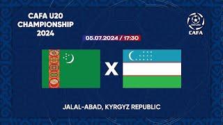 Turkmenistan - Uzbekistan  CAFA U-20 CHAMPIONSHIP 2024