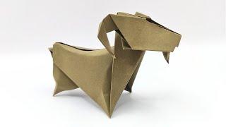 Origami GOAT tutorial  How to make a paper goat