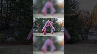 NEW Walmart 2023 Gingerbread Archway Inflatable from Gemmy #christmas #inflatables #christmasdecor