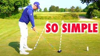 The easiest driver swing for straight tee shots simple golf tips