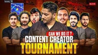 Content Creators Tournament  Pubg Mobile  HOW BRAND LIVE