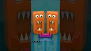 Evil Monsters #17 - Halloween  Animation 3D  Horror shorts  #cutehorror #3dmodeling #ghost