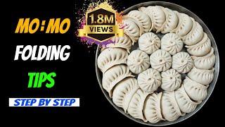 How To Wrapfold MoMo  Dumpling  Step By Step  You Can Make MoMo After Watching This Video cc