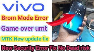 Vivo New Security Unlock 2022  Brom Mode Fail  All mtk Latest update  umt tool  Solution