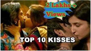 Top 10  kiss collection Bollywood best and hot kisses