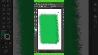 How to make grass in Illustrator #shorts #shortvideo #logo