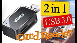 Anker 2 in 1 USB 3.0 Dual Card Reader Review
