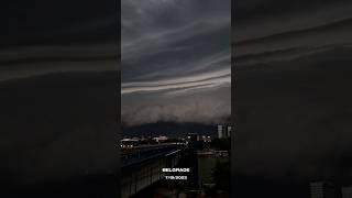  Damaging windstorm in Belgrade Serbia July 2023 #nature #viral #weather #shorts