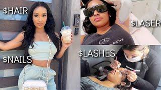 My High Maintenance Routine Self love LASER HAIR REMOVAL LASHES HAIR & NAILS