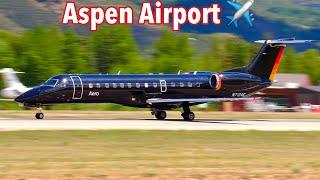 Plane Spotting at the DANGEROUS Aspen Pitkin Airport