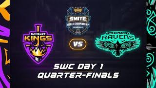 SMITE  World Championship Quarter-Finals Highland Ravens Vs Camelot Kings