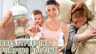 My Breastfeeding & Pumping Routine  Tips to Build Up Supply Cleaning Pump Parts & Scheduling