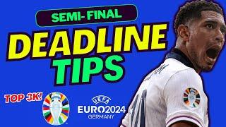 WILDCARD ACTIVATED  EURO 2024 FANTASY MD6 SEMI-FINALS FINAL DEADLINE TIPS