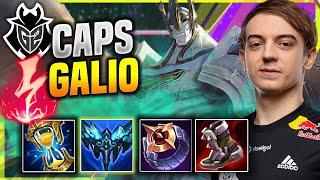 CAPS BRINGS BACK GALIO MID - G2 Caps Plays Galio MID vs Qiyana  Season 11