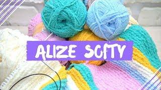 ОБЗОР ПРЯЖИ ALIZE SOFTY. ПЛЮШЕВАЯ ПРЯЖА