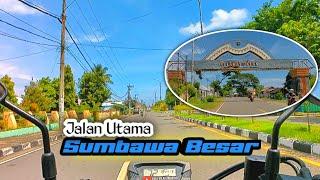 Jalan utama Kota Sumbawa Besar - sekilas review jalan utama Sumbawa Besar #jalanSumbawaBesar