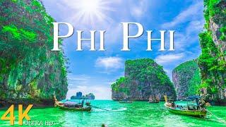 Thailand By Drone - Phuket Phi Phi Islands &  4K DRONE FOOTAGE ULTRA HD with Relaxing Music