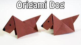 How to make Origami Dog  Easy Origami Dog Tutorial 2018